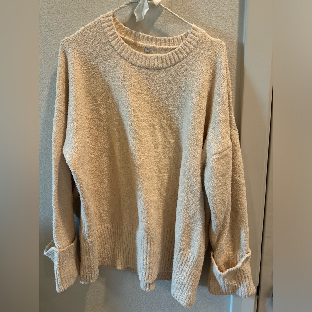 Cozy Cream Knit Sweater